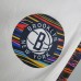 Brooklyn Nets white ball pants NBA Shorts-9681981
