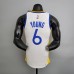 75th Anniversary Warriors White NBA Jersey #6 White NBA Jersey-2058067