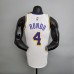 75th Anniversary Lakers White NBA Jersey #4 White NBA Jersey-6256915