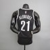 75th Anniversary Brooklyn Nets Black NBA Jersey #21 White NBA Jersey-3579536