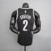 75th Anniversary Brooklyn Nets Black NBA Jersey #2 White NBA Jersey-5104087