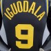 2022 75th Anniversary Iguodala #9 Warriors City Edition Black NBA Jersey-5078061