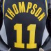 2022 75th Anniversary Thompson #11 Warriors City Edition Black NBA Jersey-521908