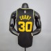 2022 75th Anniversary Wiseman#30 Warriors City Edition Black NBA Jersey-1612774