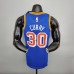 75th Anniversary Curry #30 Warriors Retro Blue NBA Jersey-1270672