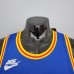 75th Anniversary Curry #30 Warriors Retro Blue NBA Jersey-1270672