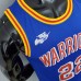 75th Anniversary Curry #22 Warriors Retro Blue NBA Jersey-1425179