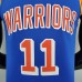 75th Anniversary Curry #11 Warriors Retro Blue NBA Jersey-2254239