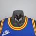 75th Anniversary Curry #11 Warriors Retro Blue NBA Jersey-2254239