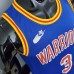 75th Anniversary Curry #3 Warriors Retro Blue NBA Jersey-9973668