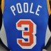 75th Anniversary Curry #3 Warriors Retro Blue NBA Jersey-9973668