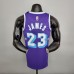2022 75th Anniversary Howard #23 Lakers City Edition Purple NBA Jersey-9982911