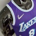 2022 75th Anniversary Howard #8 Lakers City Edition Purple NBA Jersey-8807787