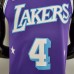2022 75th Anniversary Howard #4 Lakers City Edition Purple NBA Jersey-8844371