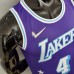 2022 75th Anniversary Howard #4 Lakers City Edition Purple NBA Jersey-8844371