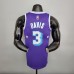 2022 75th Anniversary Howard #3 Lakers City Edition Purple NBA Jersey-1381478