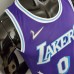 2022 75th Anniversary Howard #0 Lakers City Edition Purple NBA Jersey-5376884