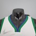 2022 season DONCIC#77 Dallas Mavericks Lone Ranger City Edition White and Green NBA Jersey-6124550