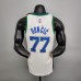 2022 season DONCIC#77 Dallas Mavericks Lone Ranger City Edition White and Green NBA Jersey-6124550