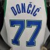 2022 season DONCIC#77 Dallas Mavericks Lone Ranger City Edition White and Green NBA Jersey-6124550