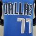 75th Anniversary DONCIC#77 Lone Ranger Blue NBA Jersey-8629664