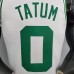 75th Anniversary Tatum #0 Celtics White NBA Jersey-8997905