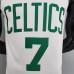 75th Anniversary Tatum #7 Celtics White NBA Jersey-6258605