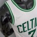 75th Anniversary Tatum #7 Celtics White NBA Jersey-6258605