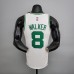 75th Anniversary Tatum #8 Celtics White NBA Jersey-8222289
