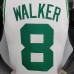 75th Anniversary Tatum #8 Celtics White NBA Jersey-8222289