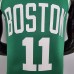75th Anniversary Walker #11 Celtics Green NBA Jersey-9966355