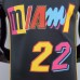 2022 Season herro#22 Miami Heat City Edition Black NBA Jersey-601127