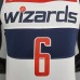 75th Anniversary Harrell #6 Washington Wizards Black Red White NBA Jersey-4808928