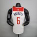 75th Anniversary Harrell #6 Washington Wizards Black Red White NBA Jersey-4808928