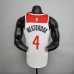 75th Anniversary wesbrook#4 Washington Wizards Black Red White NBA Jersey-4521469