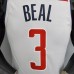75th Anniversary beal#3 Washington Wizards Black Red White NBA Jersey-7574609