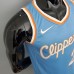2022 season Leonard #2 LA Clippers City Edition Blue NBA Jersey-2074036
