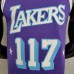 75th Anniversary master chief#117 Los Angeles Lakers White X-BOX Co-branded Purple NBA Jersey-3431780