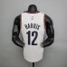 Harris#12 Brooklyn Nets City version White NBA jersey-6639433