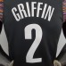 Griffin#2 Brooklyn Nets City version black NBA jersey-3810430