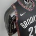 Brooklyn#21 Brooklyn Nets City version black NBA jersey-3437533
