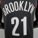 Brooklyn#21 Brooklyn Nets City version black NBA jersey-3437533