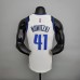75th Anniversary Nowitzki #41 Lone Ranger White NBA Jersey-5465605