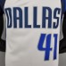 75th Anniversary Nowitzki #41 Lone Ranger White NBA Jersey-5465605