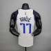 75th Anniversary Doncic#77 Lone Ranger White NBA Jersey-764979