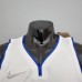 75th Anniversary Iverson #1 Detroit Pistons White NBA Jersey-2741205