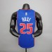 75th Anniversary Rose #25 Detroit Pistons Blue NBA Jersey-5413054