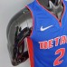 75th Anniversary Cunningham #2 Detroit Pistons Blue NBA Jersey-5207558