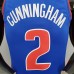 75th Anniversary Cunningham #2 Detroit Pistons Blue NBA Jersey-5207558