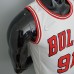 75th Anniversary Rodman #91 Chicago Bulls White NBA Jersey-3585136